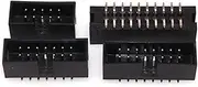 10PCS DC3-6/8/10/12/14/16/20/30/40P 2.54MM SMD Horn Block Connector 2.54MM Pitch SMT Male Socket IDC Box Headers(Size:2x3P)