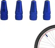 Bike Tire Caps, 4 Pieces Valve Caps, Colorful Bicycle Tyre Valve Stem Caps | French Style Valve Cap Inner Tube, Tyre Caps, Heavy Duty Multipurpose Tyre Valve Dust Covers for Wheel