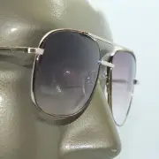 Reading Glasses Men's Sunglasses Tinted Aviator True Bifocal Gold Frame +1.00