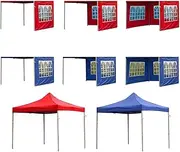 Folding Wall Gazebo - Garden Marquee Canopy| Rainproof Shading Shelter| Pop up Gazebo| Instant Outdoor Tent| Wedding Canopy Wall Panel| Instant Canopy Wall Panel for Tents Outdoor