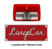 LARGE CAR Projector LED Door Light, Passenger Side Fits Kenworth, Peterbilt