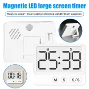 Large LCD Digital Home Kitchen Cooking Timer Count Down Up Clock Magnetic Timer