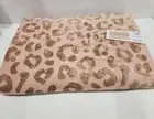 CARO Home Pink Gold Leopard Print Pool Beach Bath Towel 36"x68" NEW!