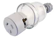 Rewireable Cord Extension 10Amp PVC Socket (Transparent) - 30407