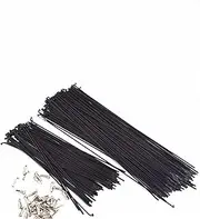 Bicycle Parts Replace Spokes, Mountain Bicycle Bicycle 14G Steel Wire 42 Steel Spoke Road Spoke Black 12PCS(250mm Copper Cap)