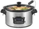 Hamilton Beach Rice / Slow Cooker 6-Qt Oval w/ LCD Display + Temperature Sensor