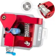 redrex dual gear ender 3 extruder with two washers metal drive feeder upgrade.