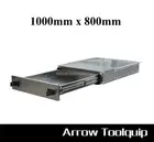1000 x 800 Aluminium Ute Tray Toolbox Under Tray Trundle Sliding Drawer