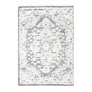 160 X 230Cm Caravan White Blue Rug