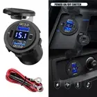2-USB Type-C Car Charger Outlet Socket Adapter QC 3.0 Fast Charging Accessories