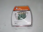 SIIG 4-Port USB 3.0 PCIe Adapter PCI-E Host (JU-P40412-S1)