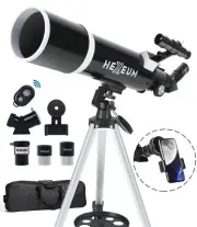 Telescope for Adults & Beginner - 80mm Aperture 600mm Fully Multi-Coated High...