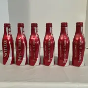 2015 COCA-COLA “SHARE A COKE WITH”HOLIDAY SET 8.5 OZ ALUMINUM BOTTLES UNOPENED!