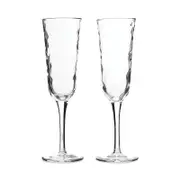 Juliska Puro Toasting Flutes, Set of 2