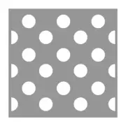 Stencil Polka Dots , 30,16x12,5cm,1pce
