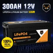 MOBI 300AH Lithium Iron Battery 12V Deep Cycle LiFePO4 Replace AGM