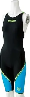 [arena] ARN-6000WJ Swimsuit, Girls, Junior, Half Spats, Flat Cross Back, FINA Approved, Sizes R130-150