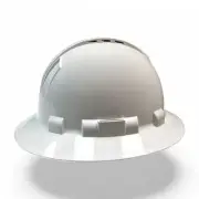 Case of 12 Pyramex Ridgeline Full Brim Hard Hats Vented, 4-Point Suspension