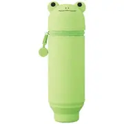 PuniLabo Single Zip Stand Up Silicone Pencil Case Frog