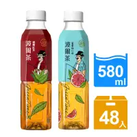 在飛比找momo購物網優惠-【金車】波爾茶-錫蘭紅茶580mlx24入+葡萄柚x580m