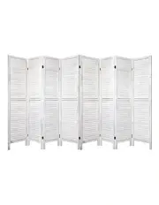 [Artiss] 8 Panel Room Divider Screen 326x170cm in Louver White