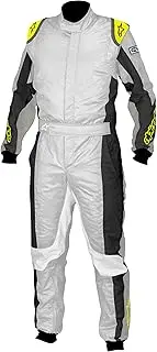 Alpinestars (3354113-195-58) Silver/Yellow/Fluorescent Size-58 GP Tech Suit