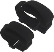 OZXNO 2pcs Bass Guitar String Mute Damper/Dampener String Cover Tape Adjustable Mute Silencer (Black)