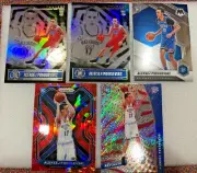 2020 21 Panini Prizm Mosaic Aleksej Pokusevski RC Rookie 5 Card Lot Alek