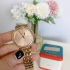 Fossil BQ3656 Reid Three-Hand Rose Gold-Tone Stainless Steel Watch