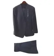 Ralph Lauren NDED21RZD963 Athletic Fit Wool Suit Light Blue 40Long 34W