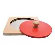 Montessori Single Shape Circle Puzzle with Mirror