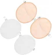JEWEDECO Underarm Pads for Women 2 Pairs Armpit Sweat Block Pad Shoulder Straps