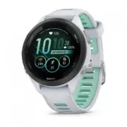 Garmin Forerunner 265S AMOLED GPS Running Watch Whitestone 010-02810-04