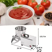110V Electric Tomato Press Commercial Tomato Strainer Milling Machine 450W