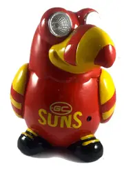 Gold Coast Suns AFL Solar Powered Light Toucan With Sound