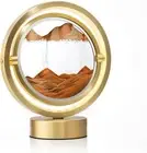 LED Sandscape Table Touch Lamp - 3D Moving Sand Art Picture with 360° Rotation