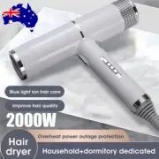 Professional Hair Dryer Fast Drying Ionic Hairdryer 2000W with Diffuser Hairdrye