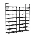 21-Shelf Tier Shoe Storage Shelf Space-Saving Caddy Rack Organiser with Handle