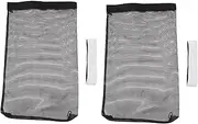[SEWACC] 2Pcs Outdoor Dryer Vent Lint Traps Durable Lint Catcher Bags for Filtration and Debris Capture Sleek Design for Smooth Dryer Operation