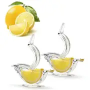 Plastic Manual Juicer Transparent Lemon Clip Juice Bird Lemon Wedge Squeezer Au