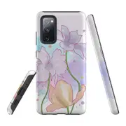 For Samsung Galaxy S20FE (Fan Edition) Case Protective Cover Watercolor Floral