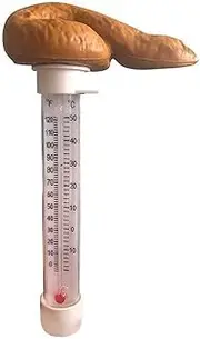 Swimming Pools Thermometer Floating Poop Prank Water Thermometer for Spas Hot Tubs for Home Garden