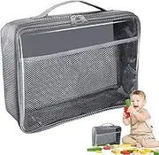 Adorable Toy Storage Bag, Safe and Harmless Waterproof Toy Bags, PVC Zipper Toy Storage Bags, Clear PVC Toy Storage Bags, Waterproof Toy Storage Bag, for Cosmetics, Toys, Bills, Photos, Documents