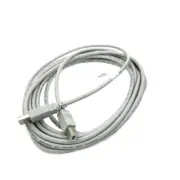 15' USB Cord WHT for HP LASERJET 2200 P3015dn MFP M477FDN M1536DNF M276NW M130FW