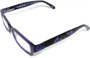 Foster Grant Brynna Reading Glasses : 1.25 : Blue Purple Style & Case : New