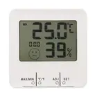 Thermometer Hygrometer Temperature Humidity Meter Digital Display Electric Hot.