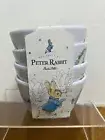 Beatrix Potter Peter Rabbit MELAMINE Tidbit/Appetizer Bowls Set 4-NEW! Easter!