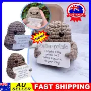 Positive Potatoes Knitting Potato Inspired Toy Tiny Doll Funny Christams GiftsSK
