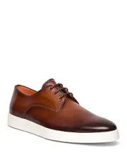 Santoni Men's Atlantis Lace Up Plain Toe Dress Shoes