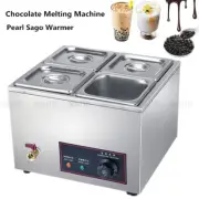220V Commercial Buffet Food Warmer Pearl Insulation Chocolate Melting Machine